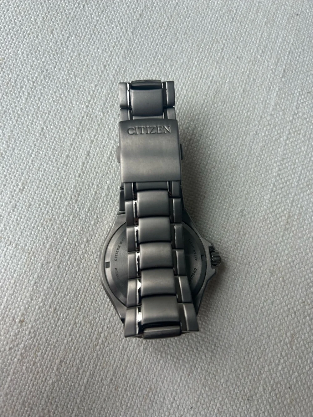 Citizen Paradigm Super Titanium Watch with Blue Dial & Stainless Bracelet